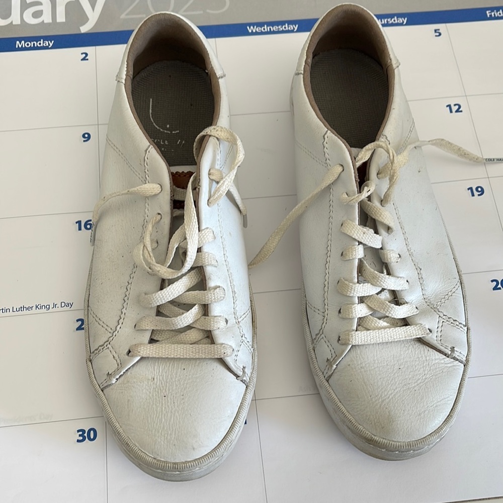 White sneakers